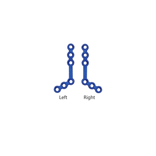 2.0mm ‘L’ Shape Plate 120º , Extra Big, Left & Right, Titanium