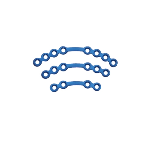 2.0mm Orbital Plate with Bar , Titanium