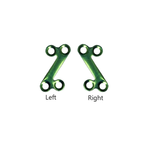 2.5mm ‘Z’ Shape Plate, Left & Right, Titanium